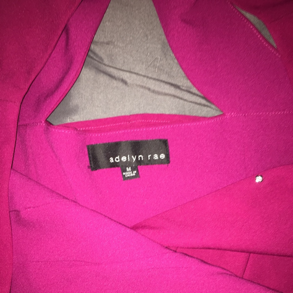 Adelyn Rae magenta mini party dress - Picture 3 of 3